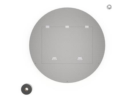 60” Diameter Hinged Door Covers