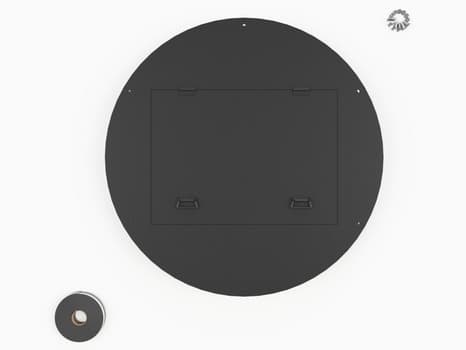 48” Diameter Hinged Door Covers